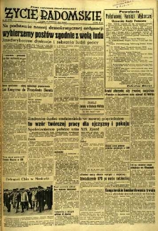 Życie Radomskie, 1952, nr 207