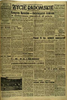 Życie Radomskie, 1952, nr 208