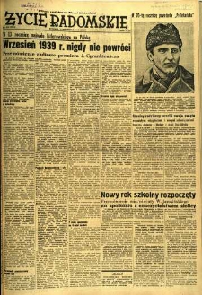 Życie Radomskie, 1952, nr 210