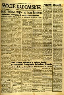 Życie Radomskie, 1952, nr 216