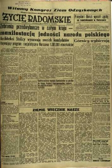 Życie Radomskie, 1952, nr 227
