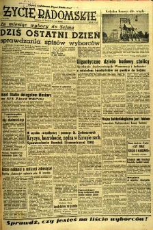 Życie Radomskie, 1952, nr 232