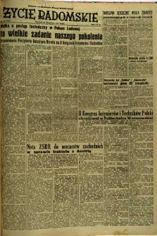 Życie Radomskie, 1952, nr 234
