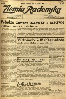 Ziemia Radomska, 1934, R. 7, nr 288