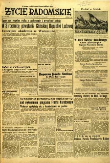 Życie Radomskie, 1952, nr 236