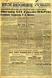 Życie Radomskie, 1952, nr 241