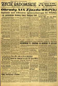Życie Radomskie, 1952, nr 242