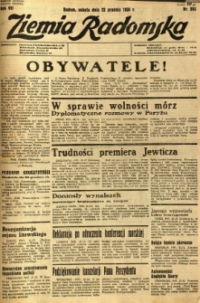 Ziemia Radomska, 1934, R. 7, nr 293