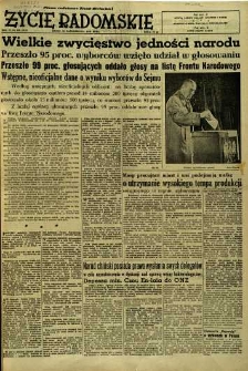 Życie Radomskie, 1952, nr 259