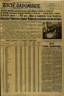 Życie Radomskie, 1952, nr 260
