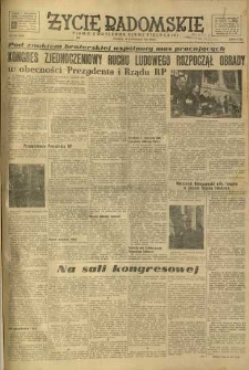 Życie Radomskie, 1949, nr 329