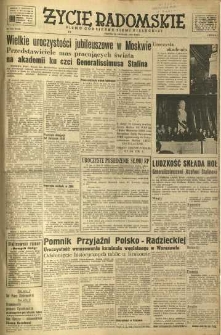 Życie Radomskie, 1949, nr 353