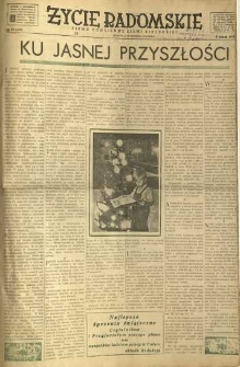 Życie Radomskie, 1949, nr 354
