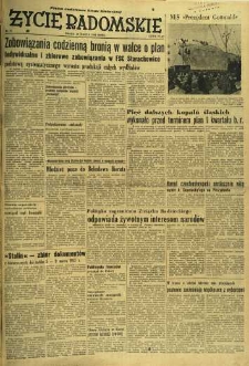 Życie Radomskie, 1953, nr 72