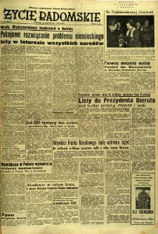 Życie Radomskie, 1952, nr 270