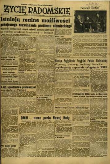 Życie Radomskie, 1952, nr 271