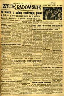 Życie Radomskie, 1952, nr 273