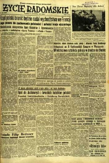 Życie Radomskie, 1952, nr 285