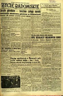 Życie Radomskie, 1952, nr 292