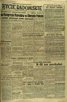Życie Radomskie, 1952, nr 295