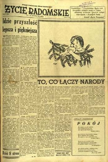 Życie Radomskie, 1952, nr 307