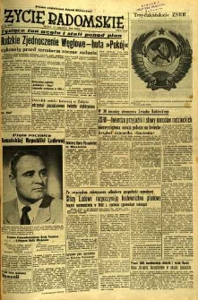 Życie Radomskie, 1952, nr 311