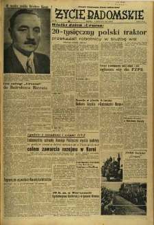 Życie Radomskie, 1953, nr 92