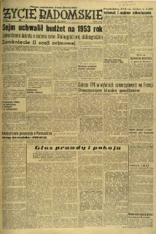 Życie Radomskie, 1953, nr 101
