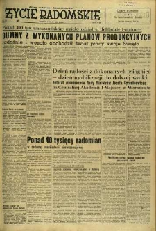 Życie Radomskie, 1953, nr 104