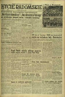 Życie Radomskie, 1953, nr 106