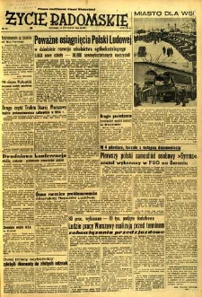 Życie Radomskie, 1954, nr 10