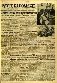 Życie Radomskie, 1954, nr 15