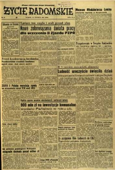 Życie Radomskie, 1954, nr 16