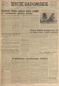 Życie Radomskie, 1951, nr 266