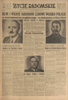 Życie Radomskie, 1951, nr 270