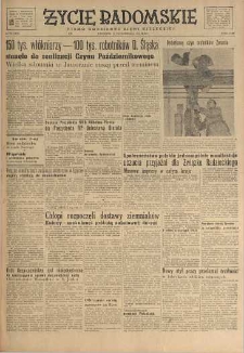 Życie Radomskie, 1951, nr 274