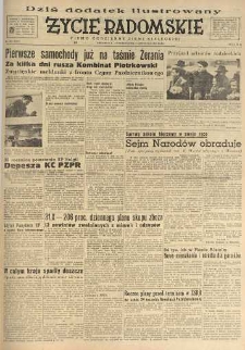 Życie Radomskie, 1951, nr 289