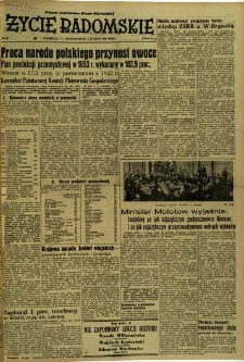 Życie Radomskie, 1954, nr 33