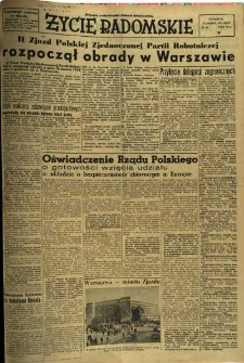 Życie Radomskie, 1954, nr 60