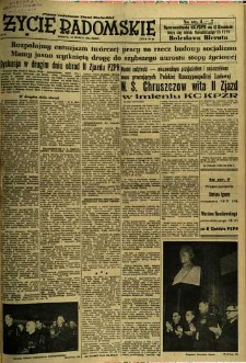Życie Radomskie, 1954, nr 62