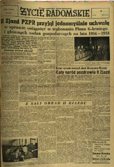 Życie Radomskie, 1954, nr 65