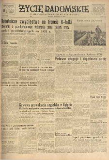 Życie Radomskie, 1951, nr 303