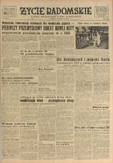 Życie Radomskie, 1951, nr 322