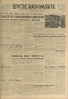 Życie Radomskie, 1951, nr 326