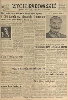 Życie Radomskie, 1951, nr 329