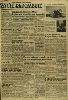 Życie Radomskie, 1954, nr 94