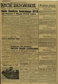 Życie Radomskie, 1954, nr 95