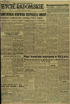 Życie Radomskie, 1954, nr 99
