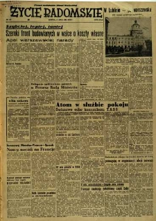 Życie Radomskie, 1954, nr 157