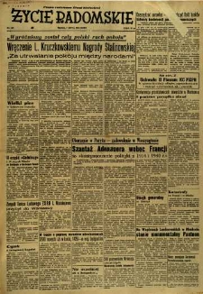 Życie Radomskie, 1954, nr 160